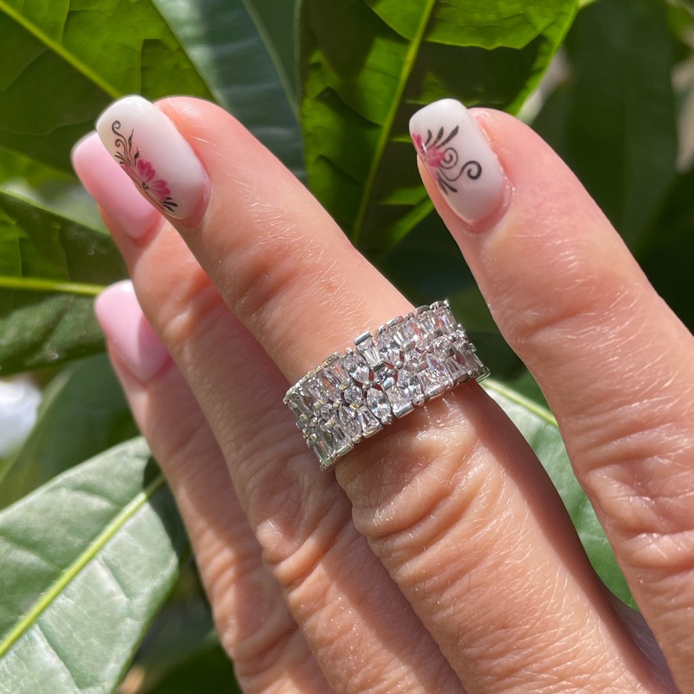CZ Sterling Silver Ring